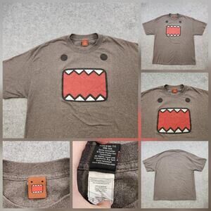 VTG Y2K 2000s DOMO Kun Mens XL X-Large Big Face Graphic T Shirt